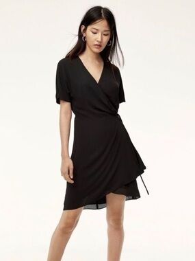 wrap dress aritzia Dresses for Women house designed print featuring an intricate chain and tassel motif Aritzia Wrap Dress Wilfred |